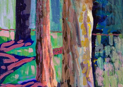 Gillian Bedford, Bemidji Backyard in Summer no. 2, Acrylic in Canvas
