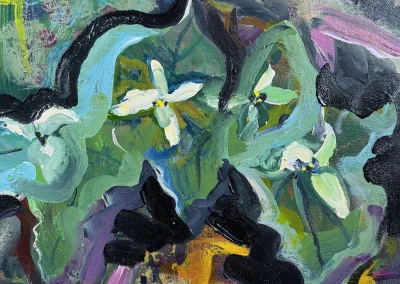 Appalachian Wilderness in Honor of Eliot Porter #2 — Acrylic on Canvas, 2025